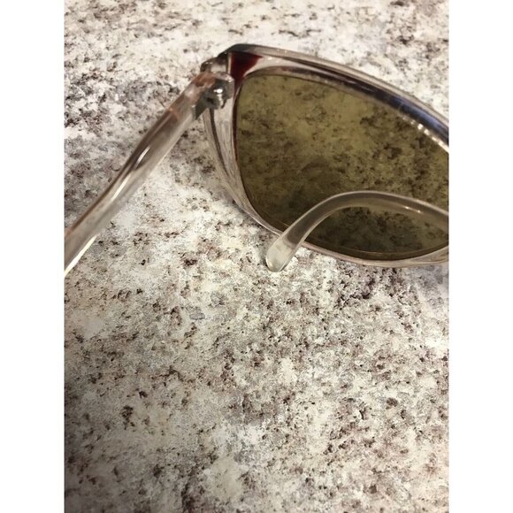 Opti Ray VTG 60\'S/70s Womens Sunglasses Pink Clear Ombré Fade Twiggy Oversized main image 8